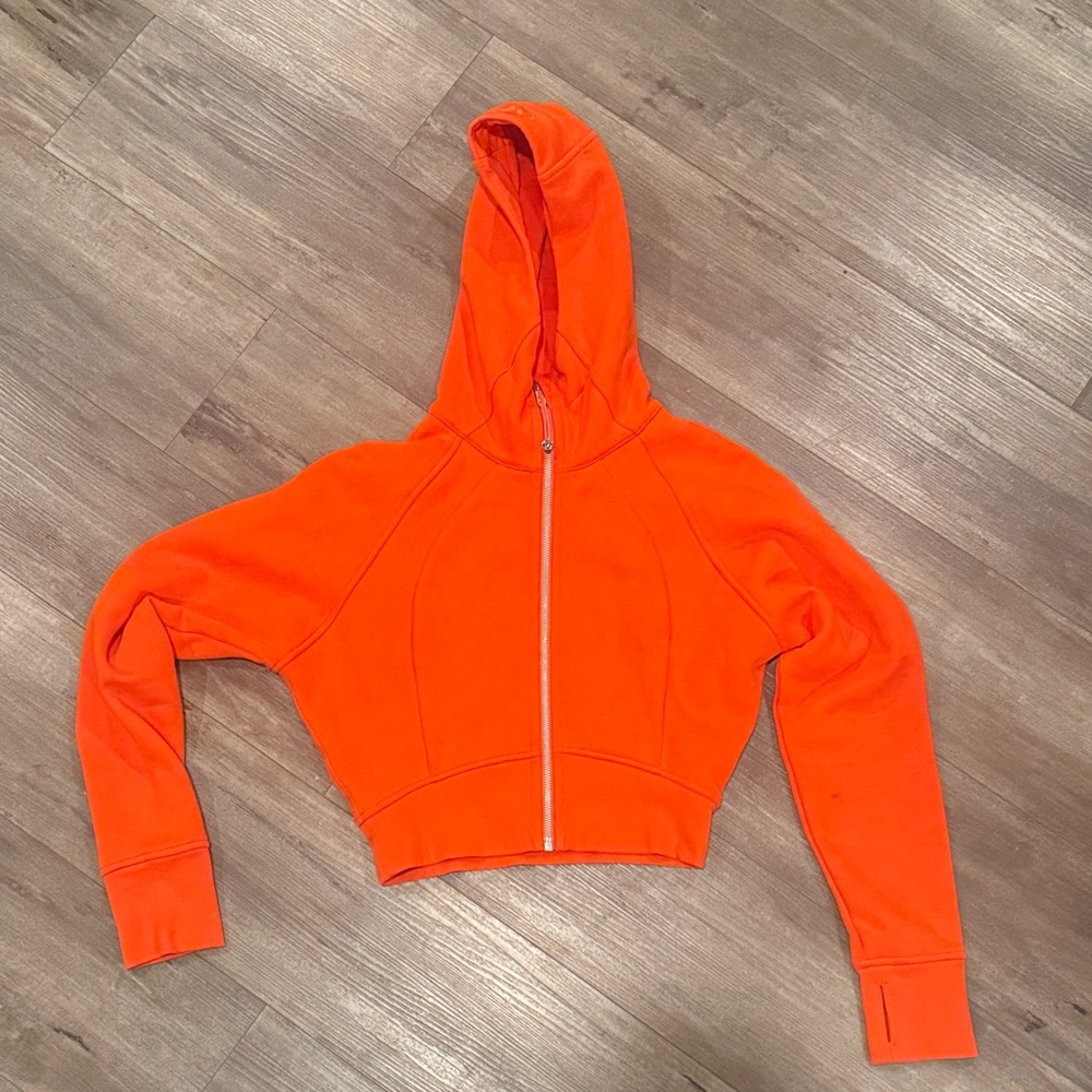 Lululemon cropped zip up hoodie
